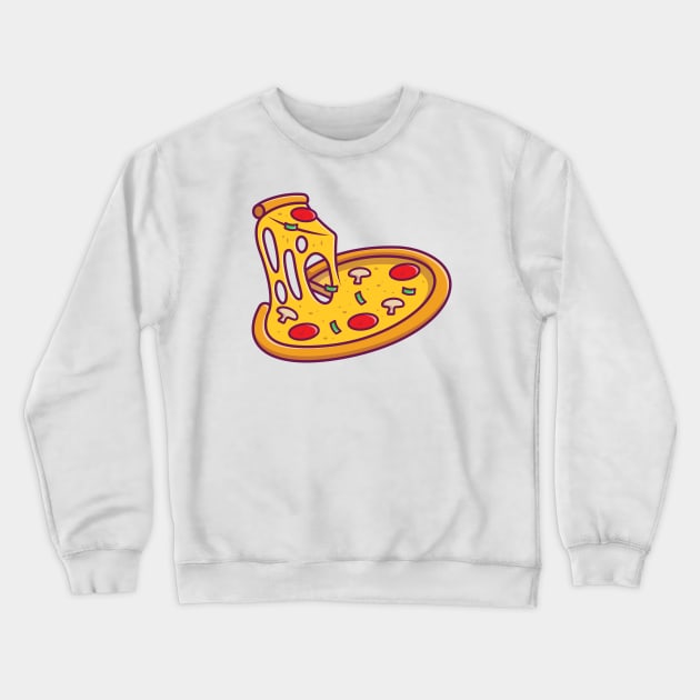 Pizza Melted Crewneck Sweatshirt by Catalyst Labs